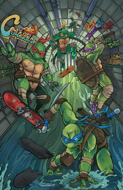 TMNT #150 Graffiti Print