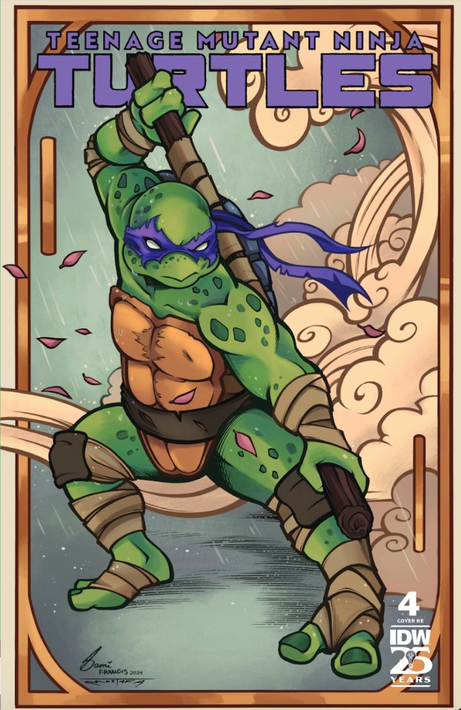 #4 - TMNT - Sami Francis Variant Cover