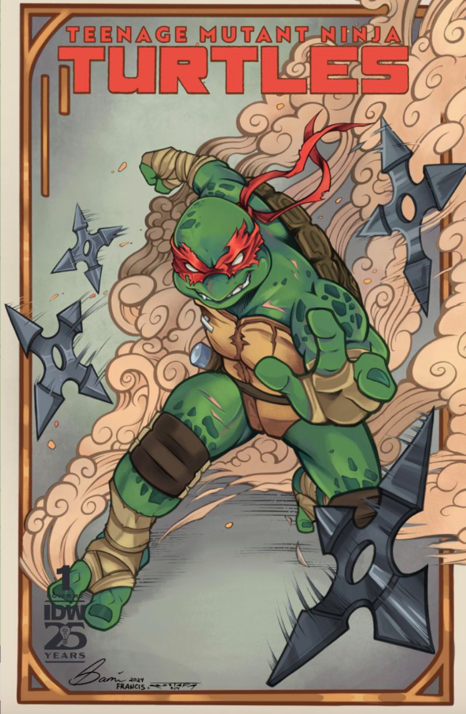 #1 - TMNT - Sami Francis Variant Cover