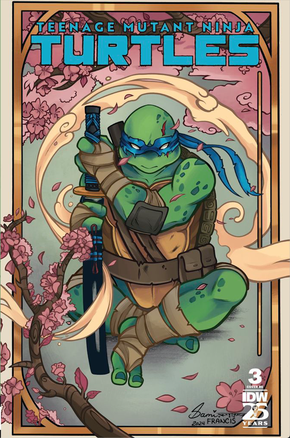 #3 - TMNT - Sami Francis Variant Cover